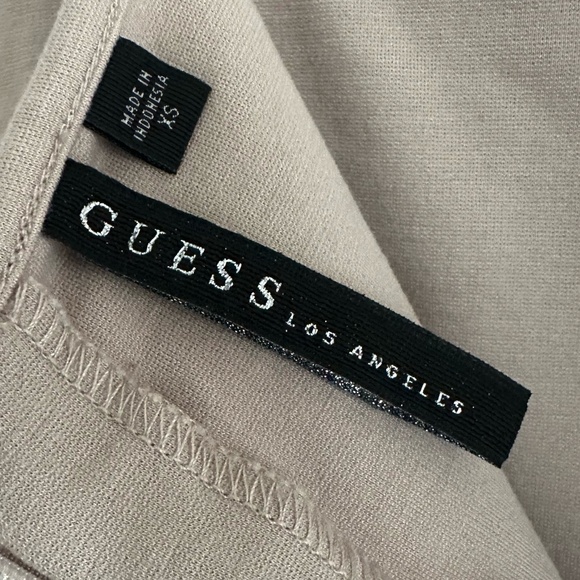 Guess Los Angeles High Waisted Ponte Flounce Mini Skirt - Picture 4 of 7